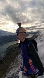 Instagram post by @amberforte_ for National Geographic Travel. Caption reads: She’s so excited she can hardly keep her feet on....