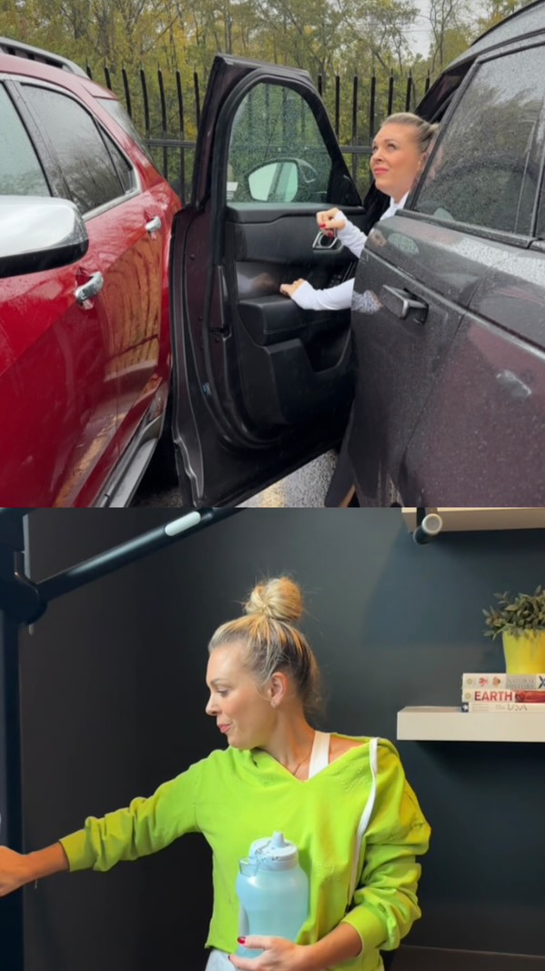 Instagram post by @allthingskortneywilson for Tonal. Caption reads: I’m in my 40s, always busy, and honestly? Getting....