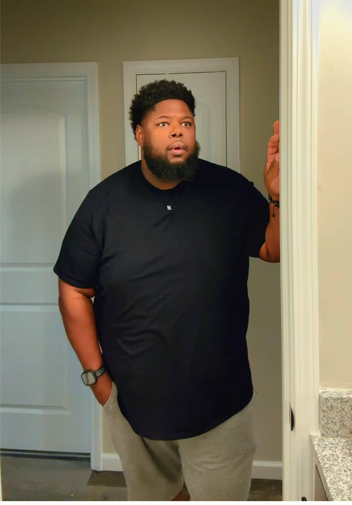 TikTok post by @thej.one.8 for Public Data Check. Caption reads: He just gotta learn the hard way!! 🤦🏾‍♂️😂😂....