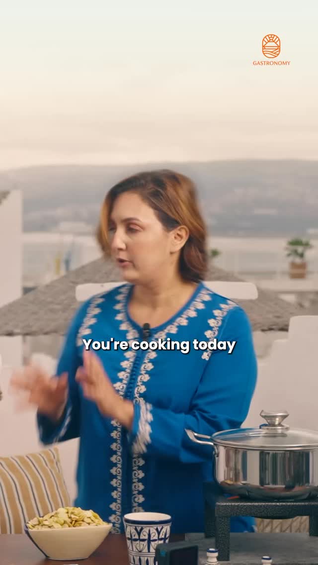 Instagram post by @shelinacooks for Visit Morocco. Caption reads: A steaming bowl of bissara — beans, olive oil, and....