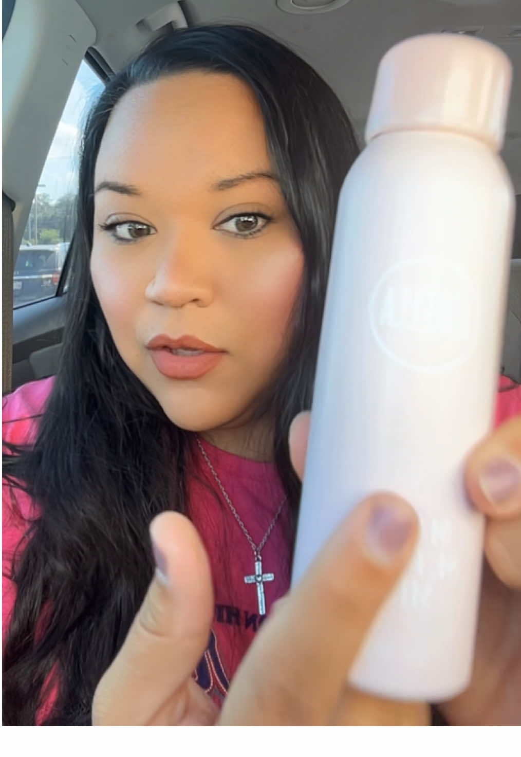 TikTok post by @itsdolly316 for Lurella Cosmetics. Caption reads: [...] This setting spray mist by @Lurellacosmetics....