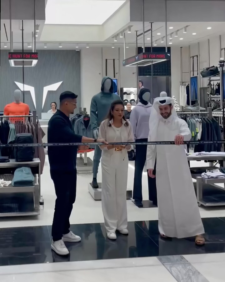 Instagram post by @anamgram_ for SQUATWOLF. Caption reads: Touchdown, Qatar 🇶🇦 

Our very first....