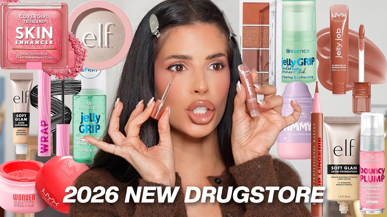 YouTube post by @laura88lee for Ritual. Caption reads: Best new drugstore makeup finds 2026.