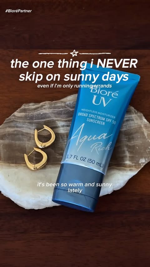 Instagram post by @kianatingg for Bioré USA. Caption reads: even on errand days, I never leave the house....