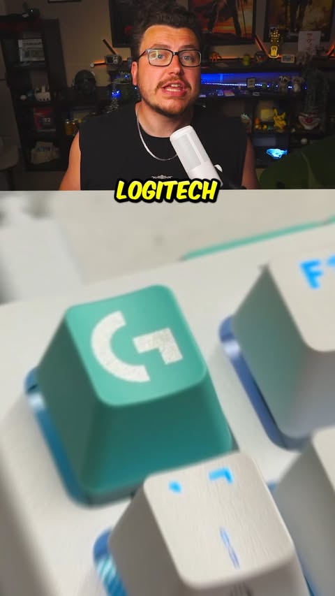 Instagram post by @mavitivo for Logitech G. Caption reads: [...] Priority, 8K polling. Big thanks to....
