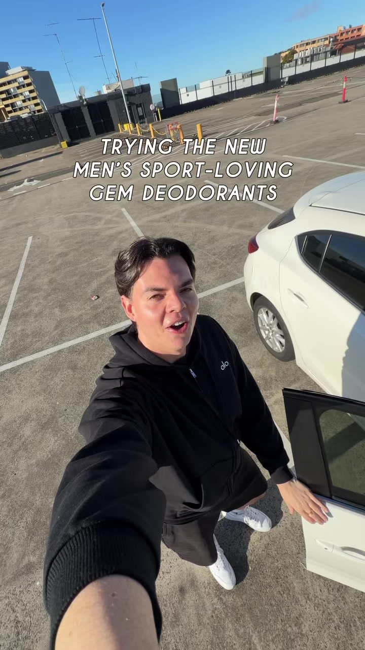 TikTok post by @jackcoopxr for Gem. Caption reads: Trying the NEW @Gem Men’s Sport-Loving range!....