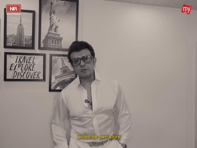 Instagram post by @sonunigamofficial for BookMyShow. Caption reads: Mumbai, you were a dream come true! 🌈✨

What a....