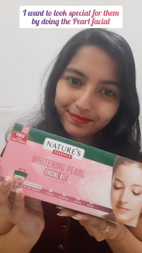 Instagram post by @kritiagarwal143 for Nature’s Essence. Caption reads: #Ad
NATURE'S ESSENCE Whitening Pearl Facial Kit

I....
