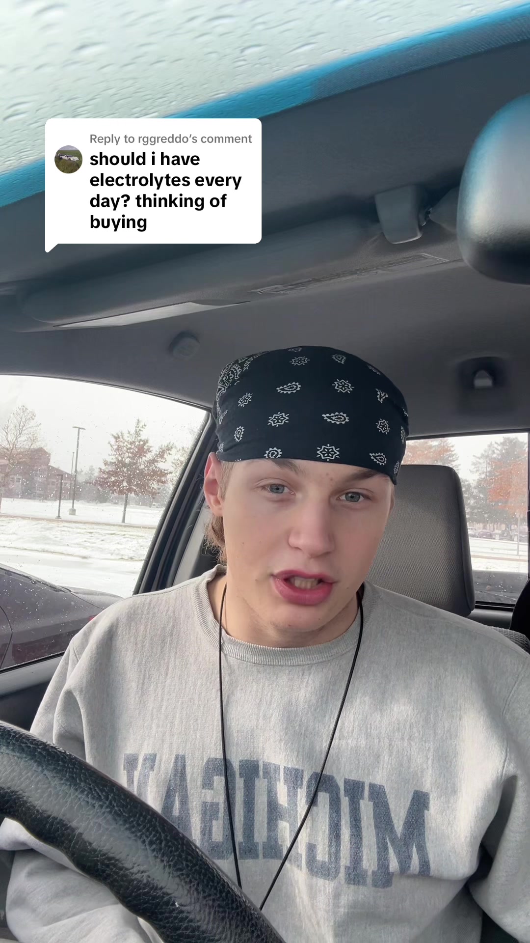 TikTok post by @lyric_hermanson for Ekkovision. Caption reads: [...] to @rggreddo code LYRIC or DOUG....