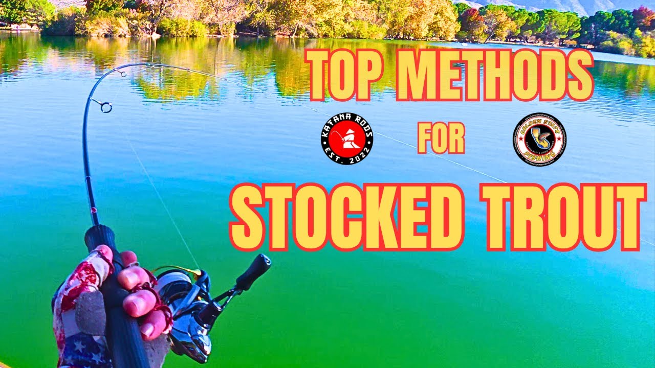 YouTube post by @SeaSpankerOutdoors for TruDave Gear. Caption reads: TWO METHODS STOCKED TROUT CANT RESIST.