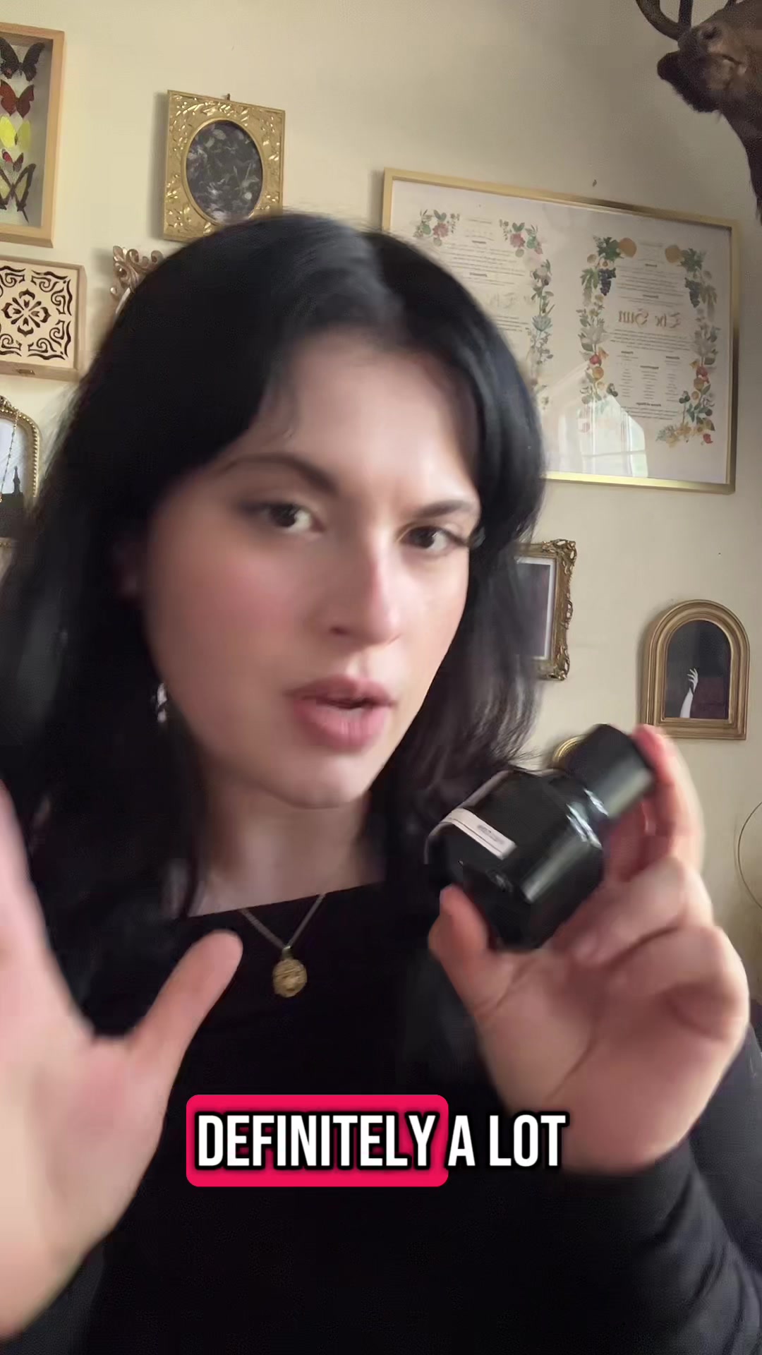 TikTok post by @thewolfinlace for Fulton & Roark. Caption reads: [...] #pr 🕯️Let’s talk about Fulton from @Fulton....