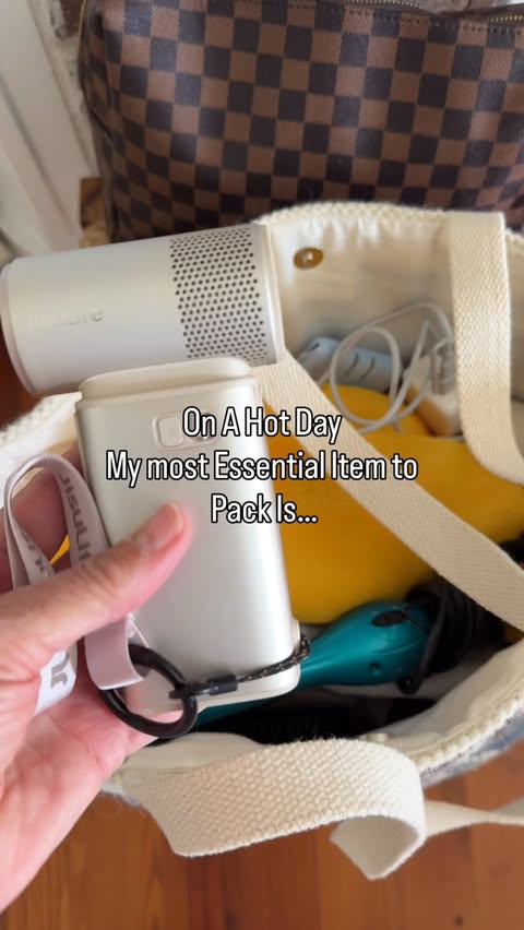 Instagram post by @southernchicstyle for JisuLife. Caption reads: [...] item that I’m packing in my bag is my....