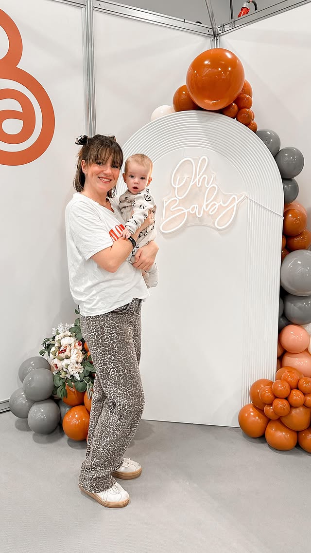 Instagram post by @steph.andher3 for Cosatto. Caption reads: Yesterday we had the best day at The Baby Show at....