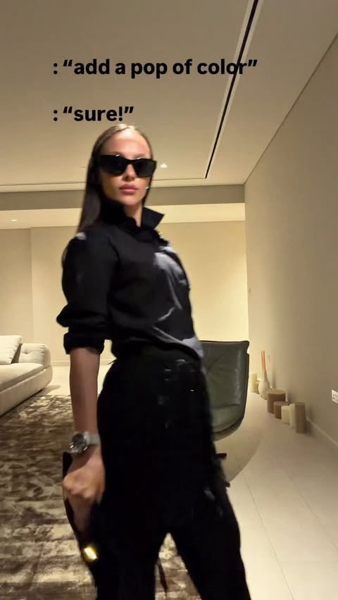 Instagram post by @kat_safarova for Christian Louboutin. Caption reads: 🖤 @christianlouboutin.