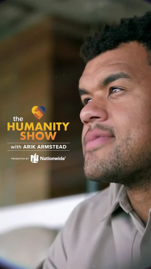 Instagram post by @arikarmstead for Nationwide. Caption reads: WPMOY @arikarmstead is on a mission to connect and....