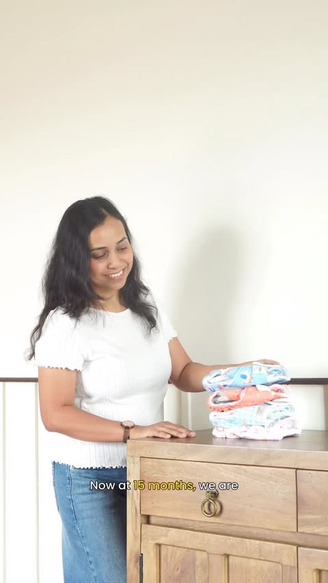 Instagram post by @monikablends for Superbottoms. Caption reads: [...] we had around 12 cloth diapers from....