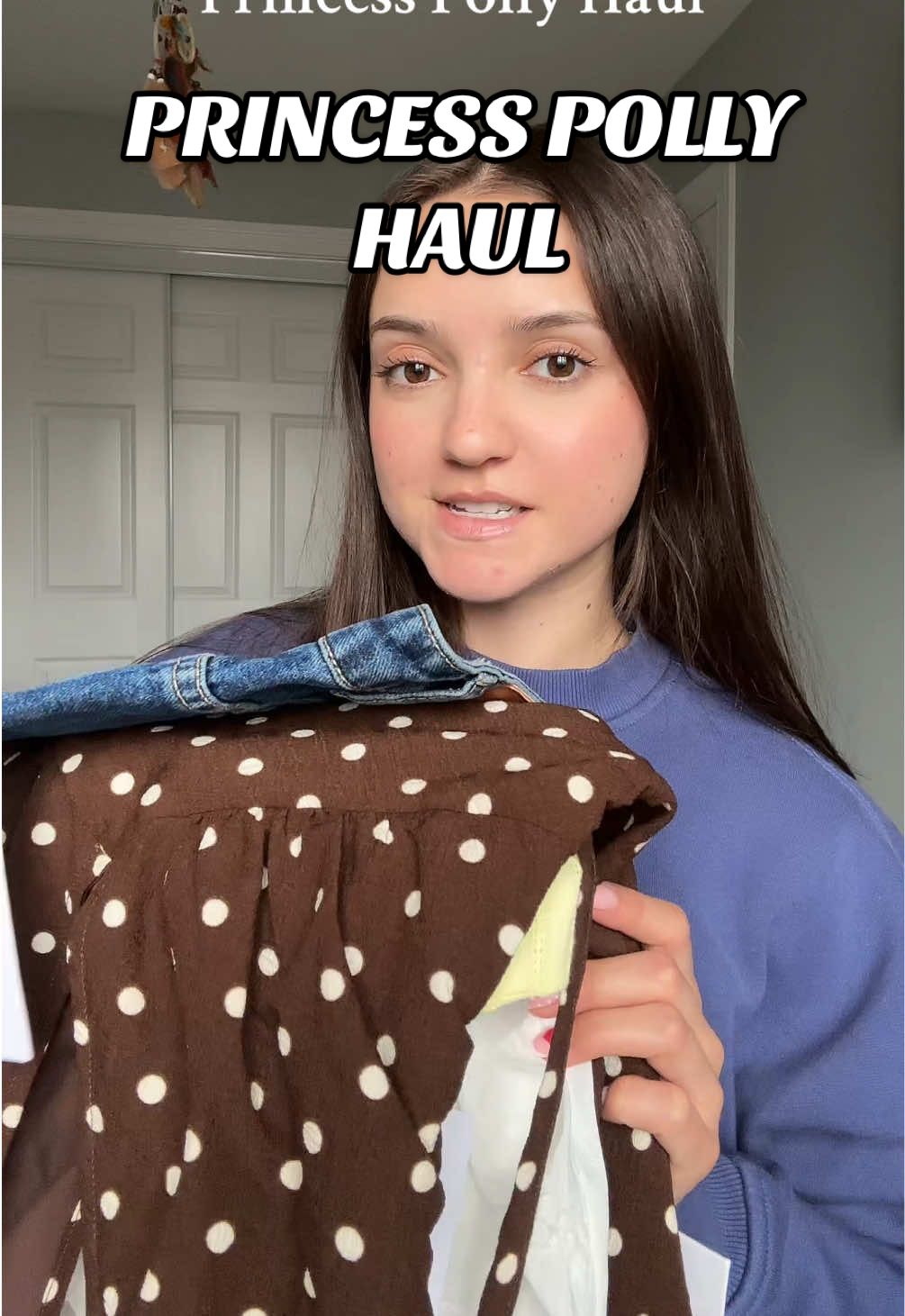 TikTok post by @victoriakorus for Princess Polly. Caption reads: I’ll do a try on video as well!:) @Princess Polly....