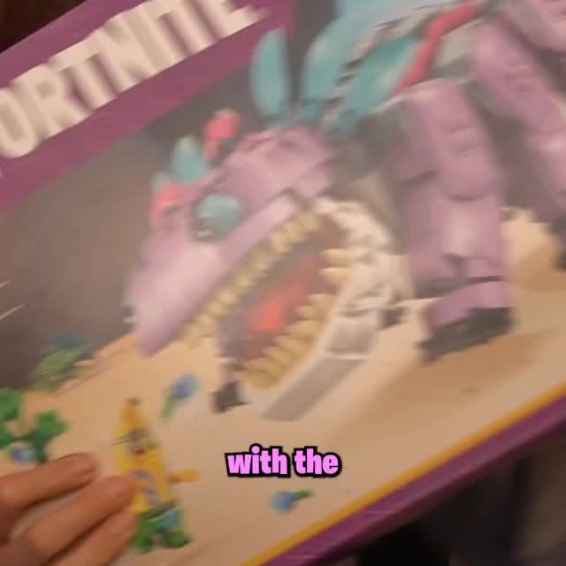 Instagram post by @loserfruit for LEGO. Caption reads: These new LEGO Fortnite sets are CRAZY! #ad 🤩....