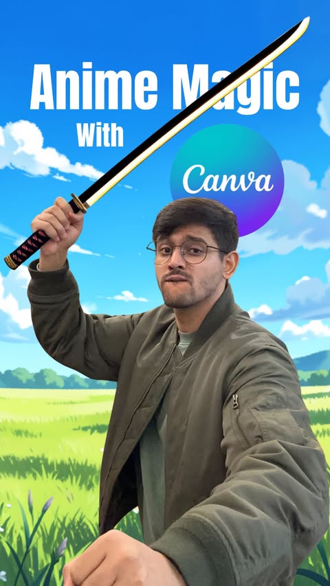 Instagram post by @aishkhar for Canva. Caption reads: Mai to Canva roz hi use karta hoon to bring my....