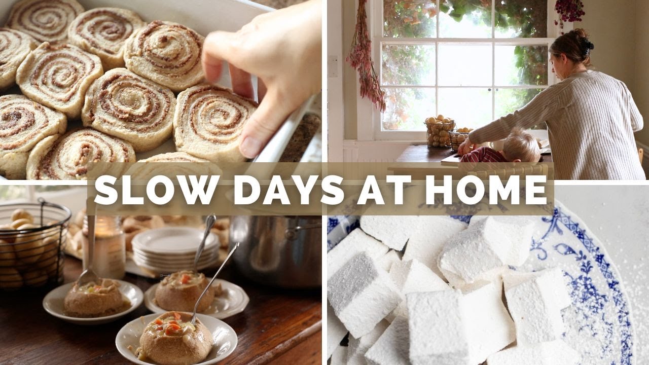 YouTube post by @FarmhouseonBoone for Ritual. Caption reads: Cozy winter homemaking.