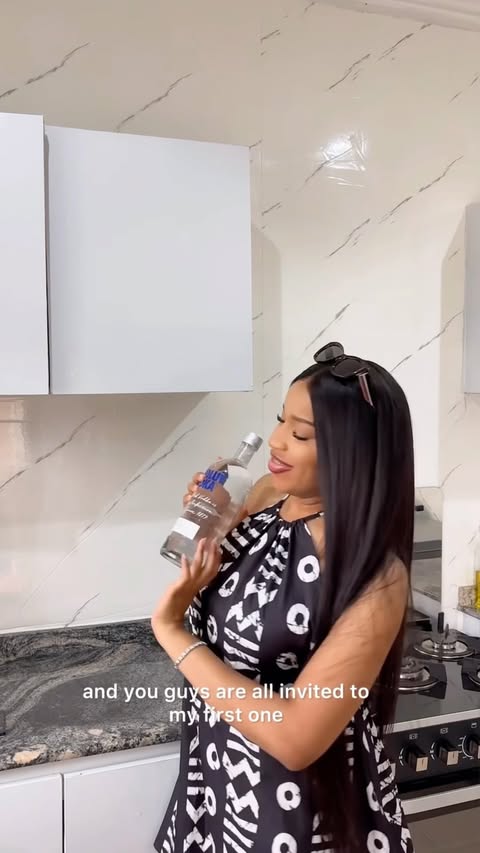 Instagram post by @nunu.elixir for Absolut. Caption reads: [...] stepping it up with flavored vodka from....