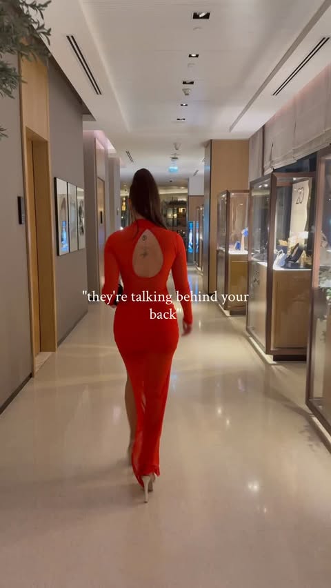 Instagram post by @malaandrijana for Mew Mews. Caption reads: They whisper. You walk.
And this @mewmewsofficial....