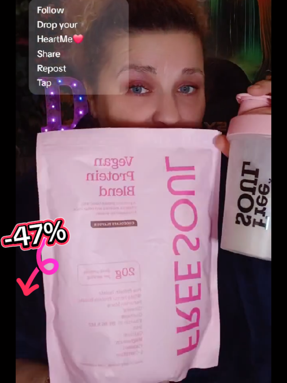 TikTok post by @danydanutza for Free Soul. Caption reads: [...] with so many benefits, grab yours now! @Free....