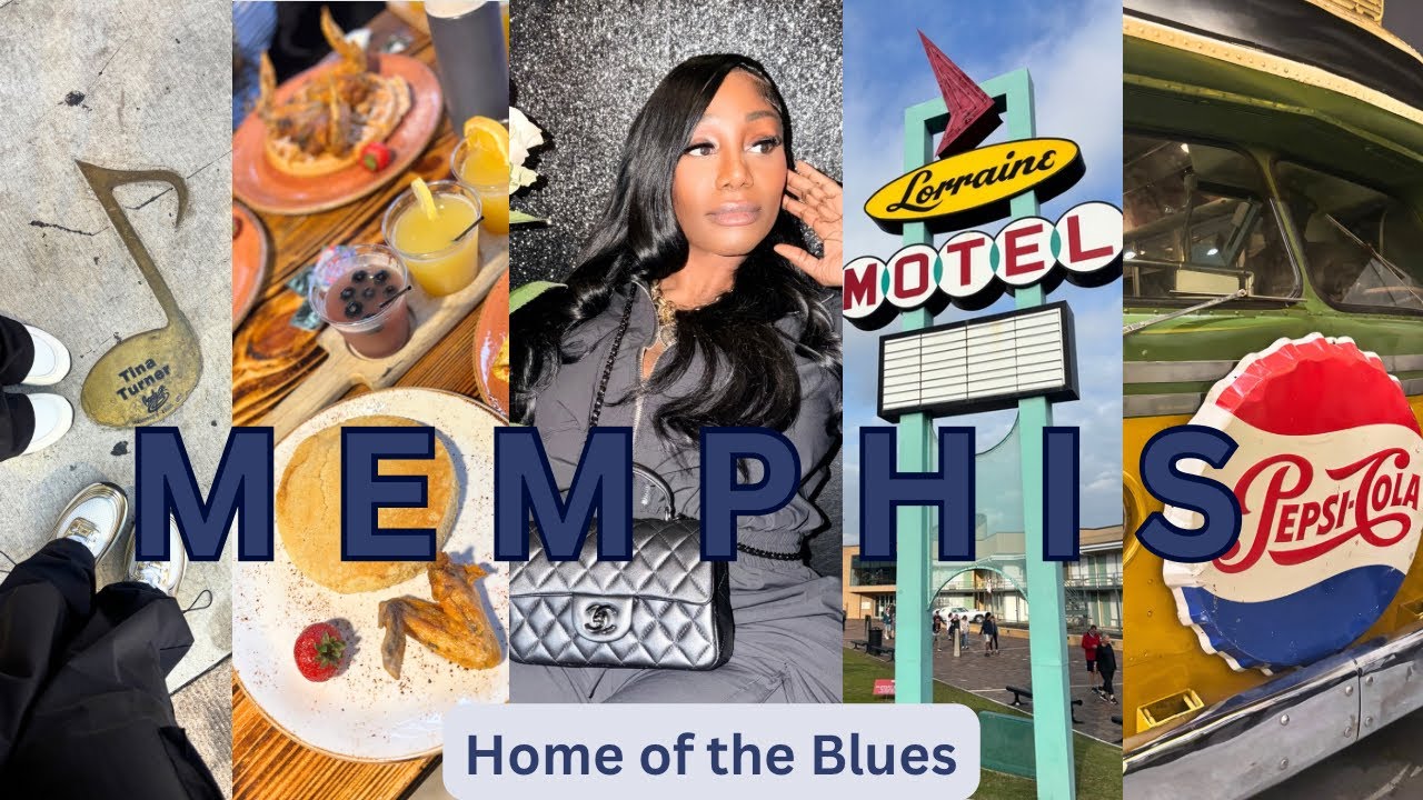 YouTube post by @JayCorine for Fetch. Caption reads: TRAVEL VLOG: Emotional trip, Lorraine Motel &....