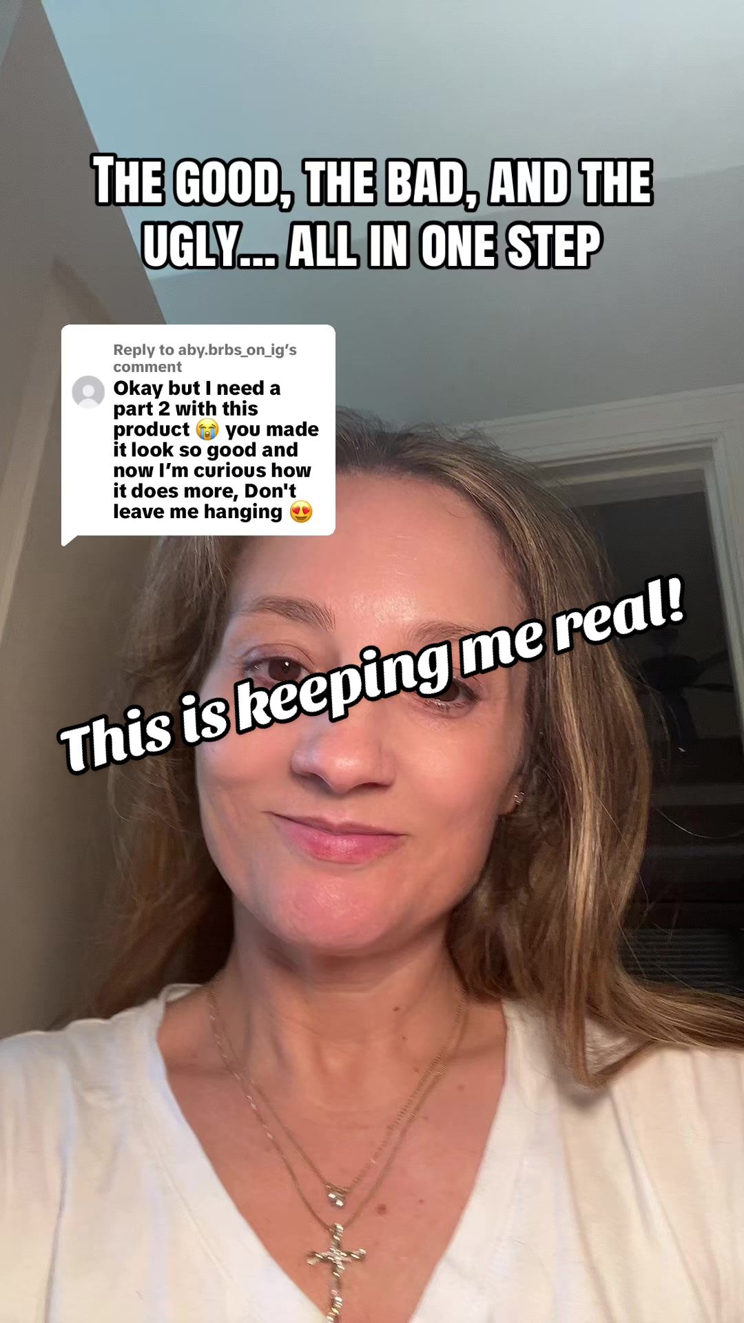 TikTok post by @amfoster01 for RENPHO. Caption reads: Replying to @aby.brbs_on_ig I love this scale… and....