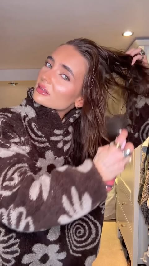 Instagram post by @angieholdenn for Maria Nila. Caption reads: Ad for @marianilastockholm The hair saga....