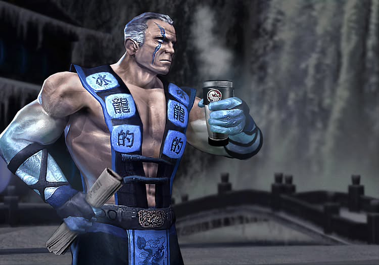 Instagram post by @mkarcadekollection for Mortal Kombat. Caption reads: [...] That is, until he tried the official....