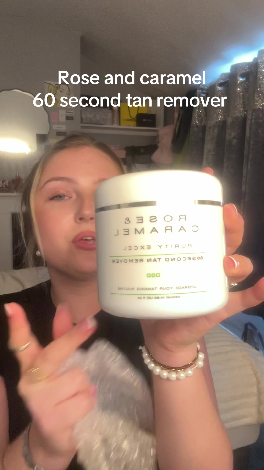 TikTok post by @rubyxhider for Azio Beauty. Caption reads: [...] brands thank you🥹 grab yours ⬇️ @Azio....