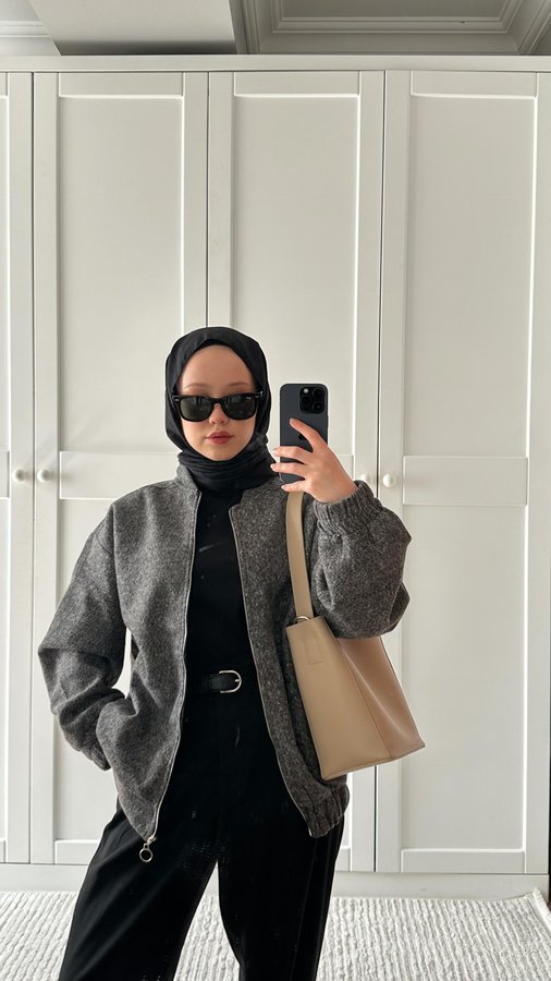 Instagram post by @senanurbayrakktar for Touche Prive. Caption reads: Bayram kombinleri part 5 
Ceket&body:....