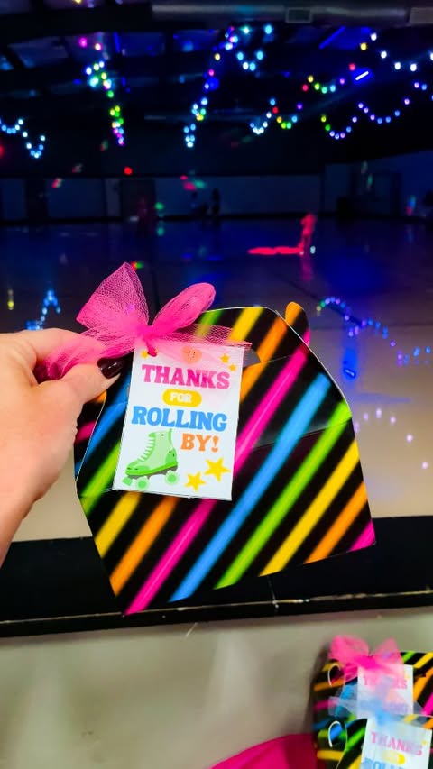 Instagram post by @ashleym.mclaughlin for Oriental Trading. Caption reads: [...] party favor treat bags with....