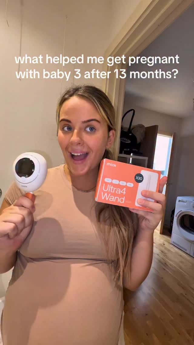 Instagram post by @meganburnsss99 for Mira Fertility. Caption reads: I cannot recommend @mirafertility enough use my....