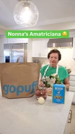 Instagram post by @realnonnagracie for Gopuff. Caption reads: Comment “recipe” if you want the recipe to this!....