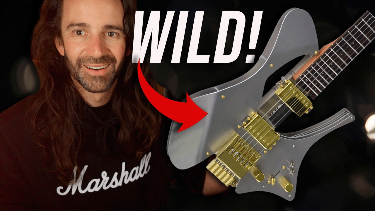 YouTube post by @LeonTodd for Sweetwater Integration. Caption reads: Tone is in the...Metal Frame?!.