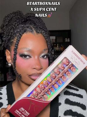 TikTok post by @ashleecookk for BTArtbox. Caption reads: Babes Skip The Salon & Check Out These....