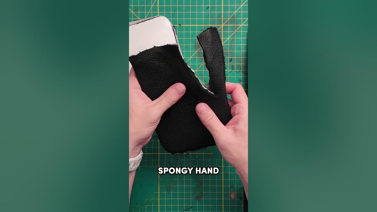 YouTube post by @tanner.leatherstein for Aarni. Caption reads: Not Cowhide. Not Calf. It's... Elk? 🦌 – Aarni's....