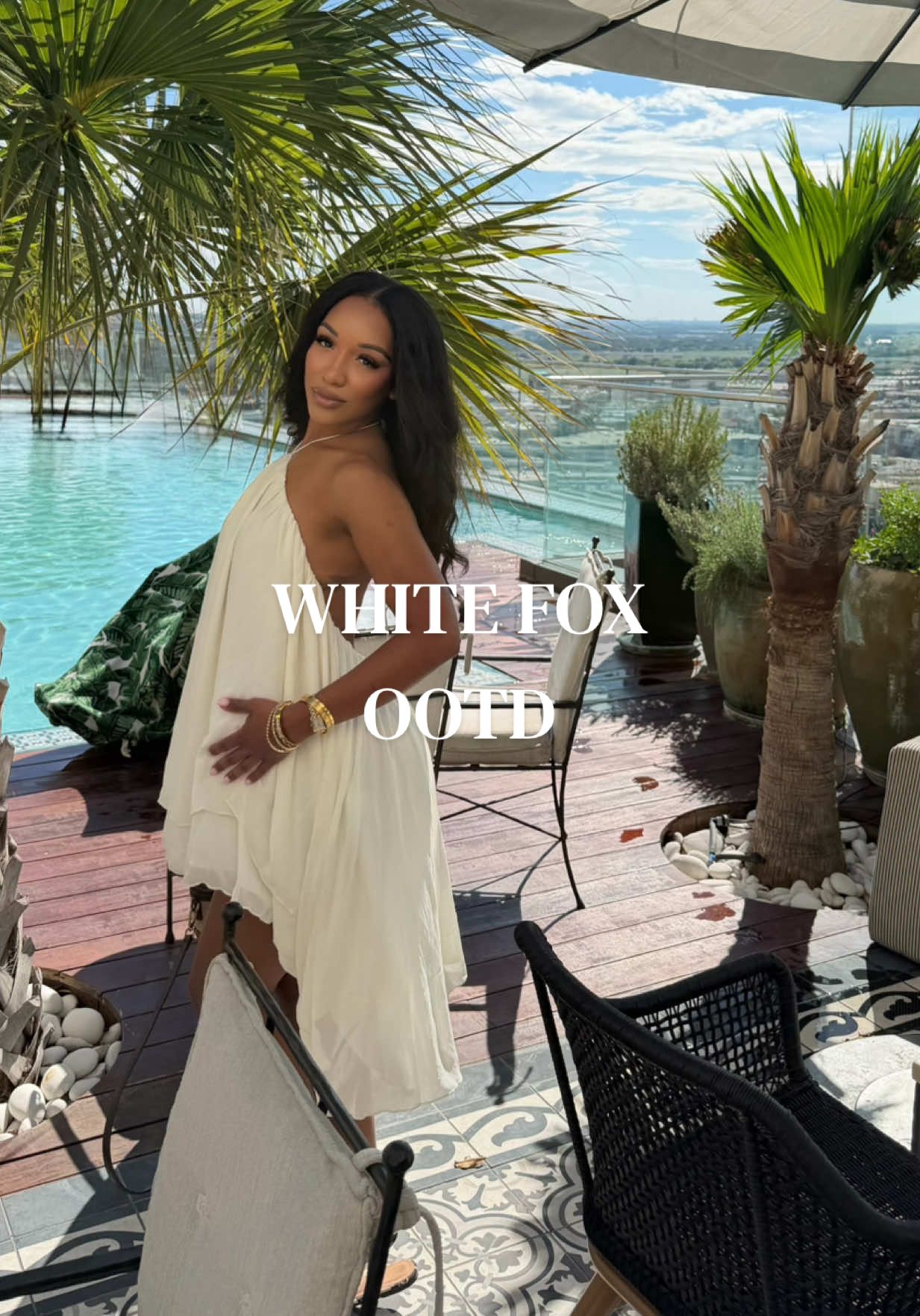 TikTok post by @cec_marie95 for White Fox Boutique. Caption reads: 30% off @White Fox Boutique has officially....