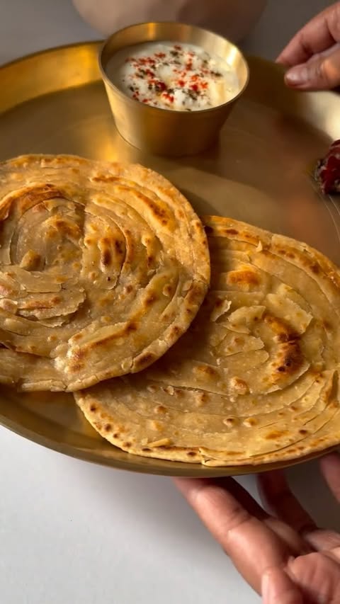 Instagram post by @purna_recipes for Aashirvaad. Caption reads: [...] Here I have used wheat flour from....