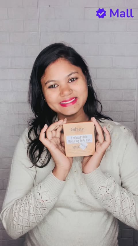 Instagram post by @iamsandhya_sushant for GHAR SOAPS. Caption reads: Ghar Soaps 10% Vitamin C Serum

Skin dull lag rahi....