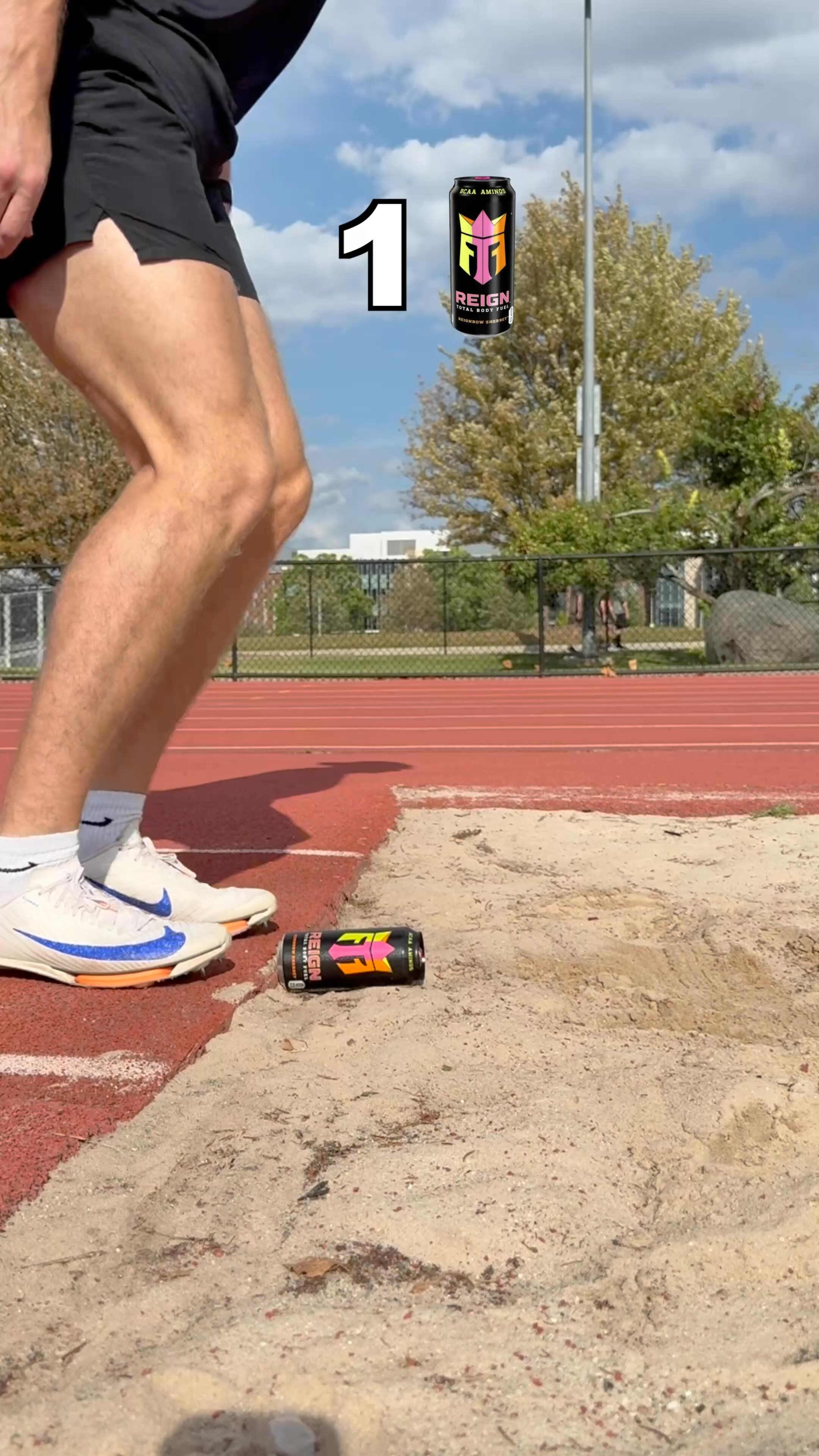 Instagram post by @dtloading for Reign Body Fuel. Caption reads: Consider this your sign to have an energy drink....