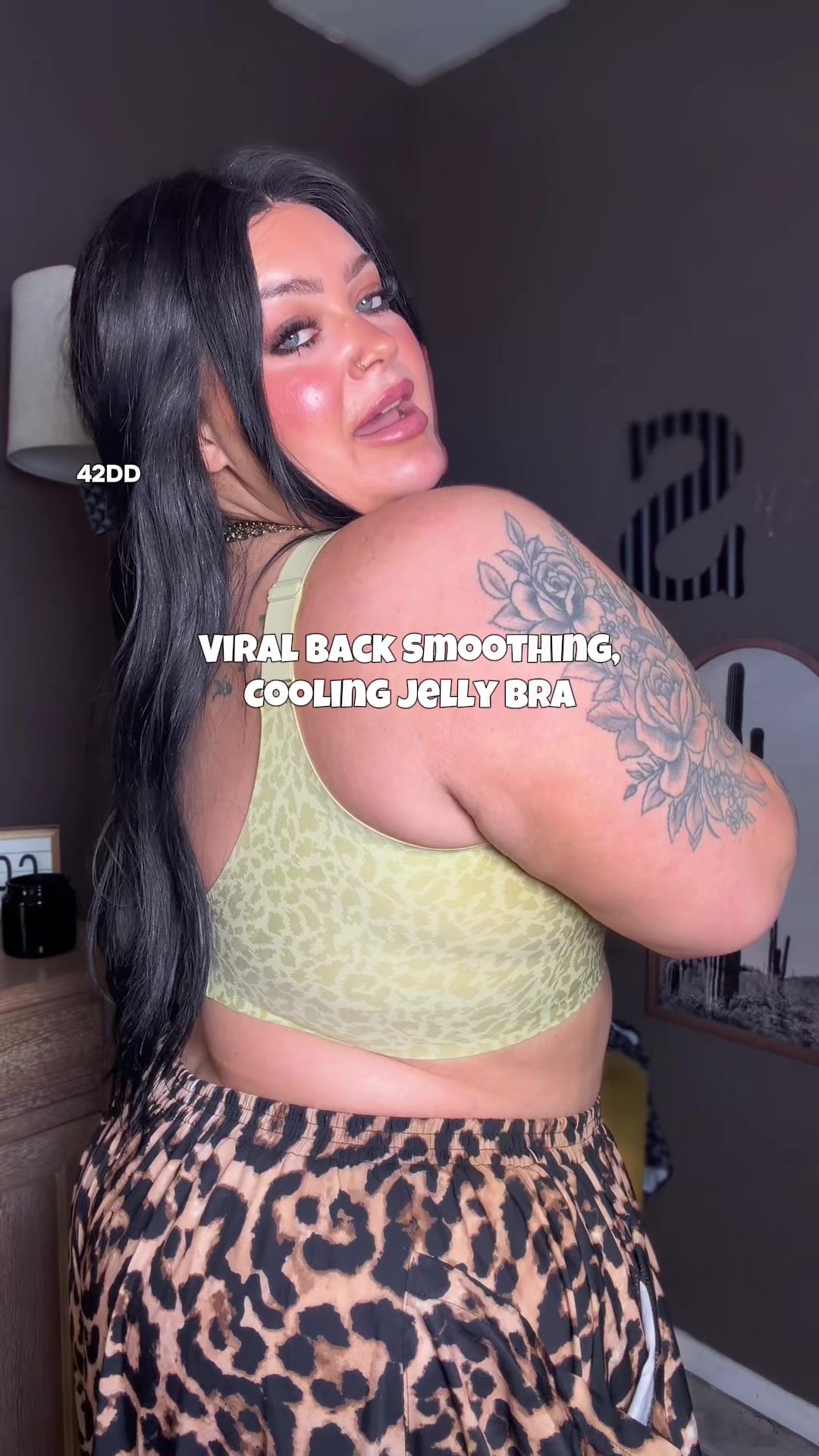 TikTok post by @beautybestieblogs for OEAK Apparel. Caption reads: Speaks for itself 🔥 @oeakbrawomen @OEAK Apparel....