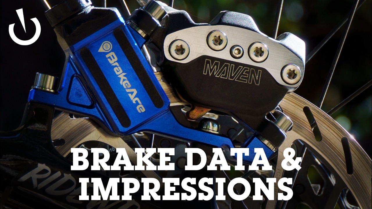YouTube post by @vitalmtb for Feedback Sports. Caption reads: Six MTB Brakes Tested in the Whistler Bike Park.