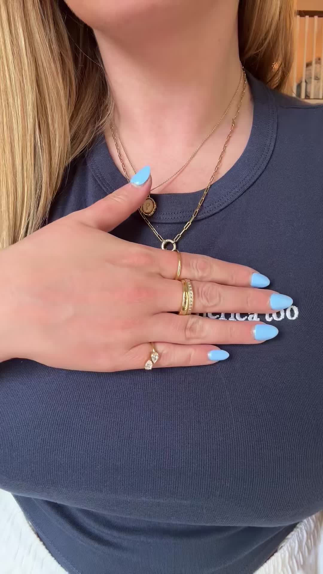TikTok post by @allison.popp for United Monograms. Caption reads: Faith & Freedom baby tee from @United Monograms -....