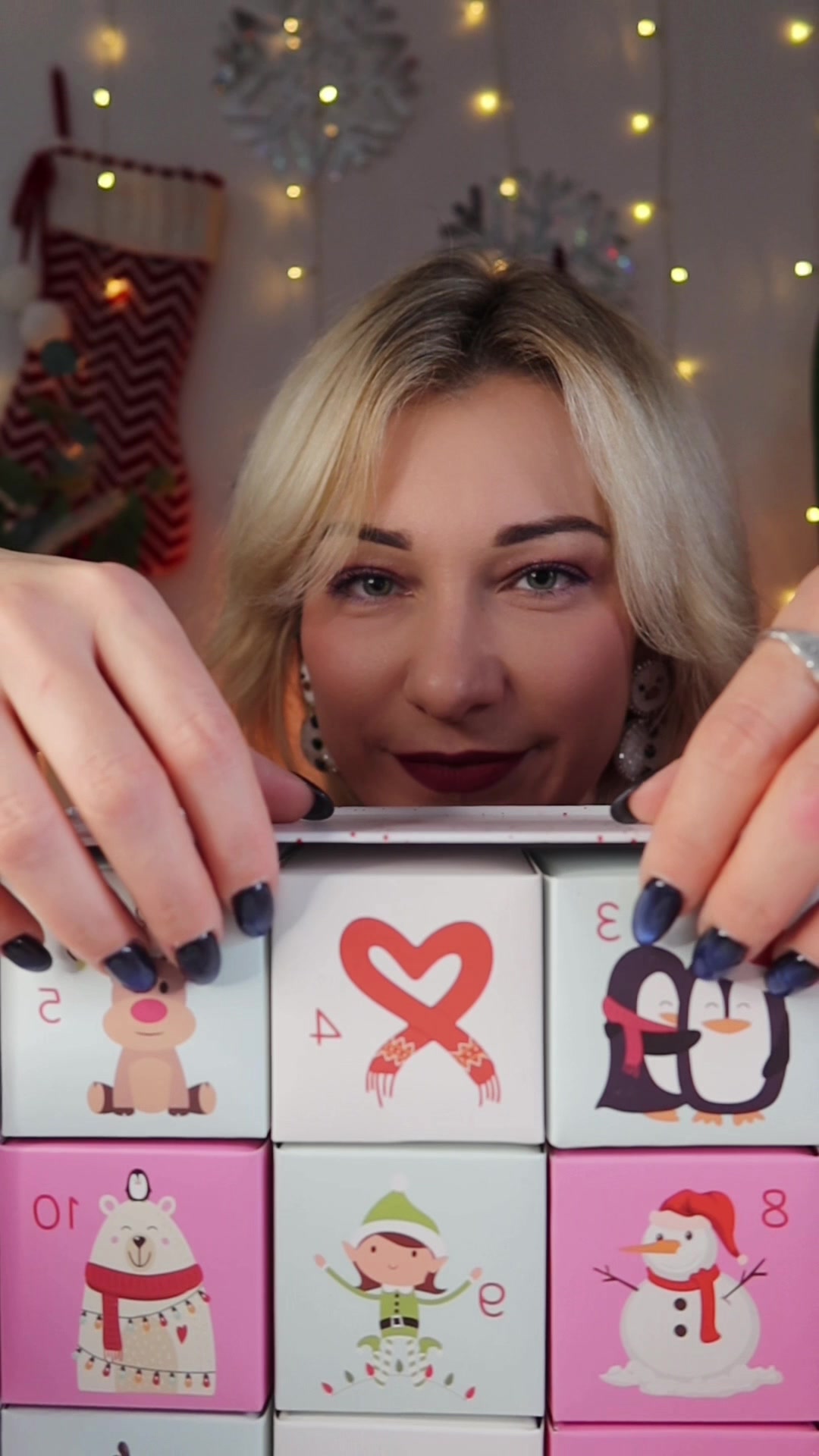 TikTok post by @sleep_asmrtist for Silky Gem. Caption reads: [...] timeeee ⛄️ #asmr #crystalcandy #silkygem....