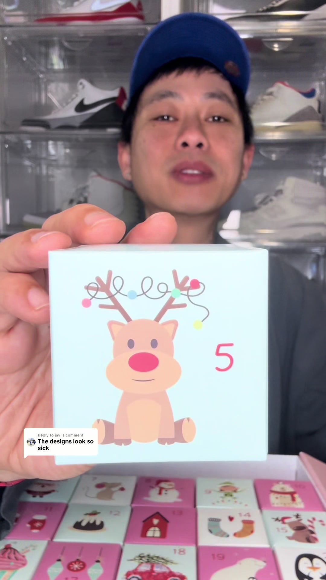 TikTok post by @stony_ley for Silky Gem. Caption reads: Replying to @javi @Silky Gem Crystal Candy ADVENT....