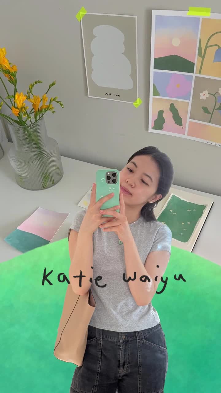 Instagram post by @katiewaiyu for Pela Case. Caption reads: Quiet beauty, captured in every detail 🍃🎨⁠
⁠
We....