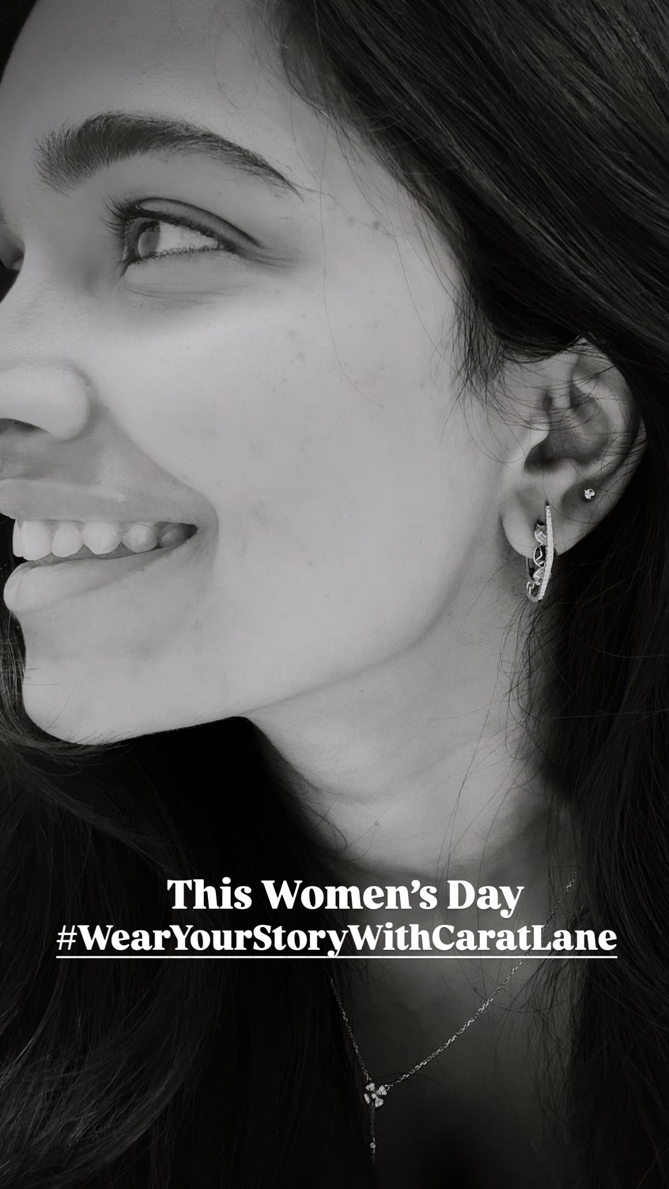 Instagram post by @madrasigoingplaces for CaratLane. Caption reads: As a child, I watched my mom’s jewelry sparkle,....